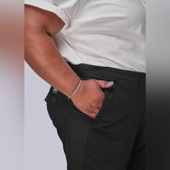 Wildfang The Essential Trouser Full Length Tapered Pants in Black Size 20W NEW - Picture 3 of 11